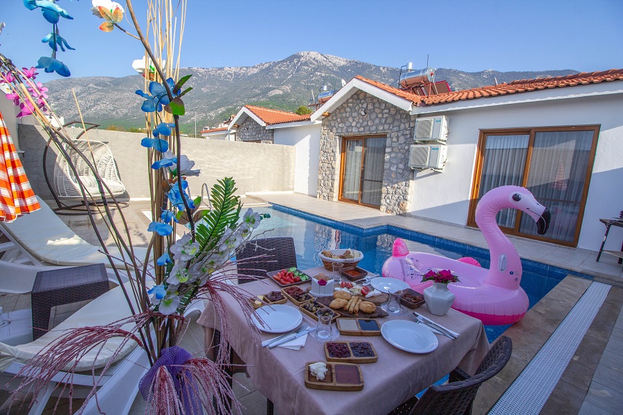 Fethiye Ölüdeniz'de 2+1 Özel Havuzlu Denize Yakın Villa DRM-2095